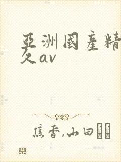 亚洲国产精品久久av