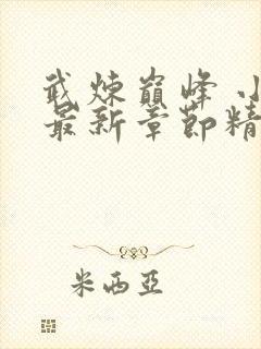 武炼巅峰 小说最新章节精校版