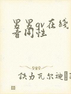 男男gv在线观看同性封面