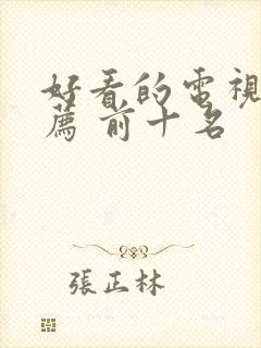 好看的电视剧推荐 前十名