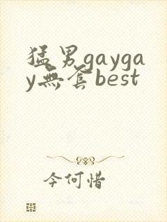 猛男gaygay无套best