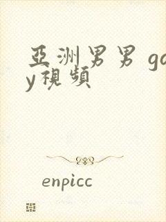 亚洲男男 gay视频