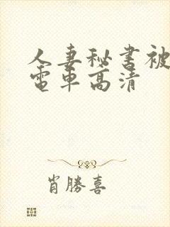 人妻秘书被痴汉电车高清