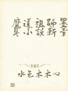 魔道祖师墨香铜臭小说新章节列表