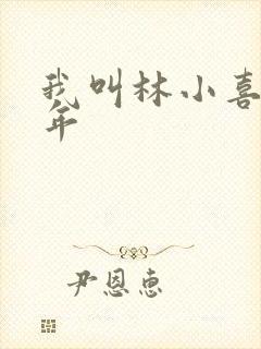 我叫林小喜,今年封面