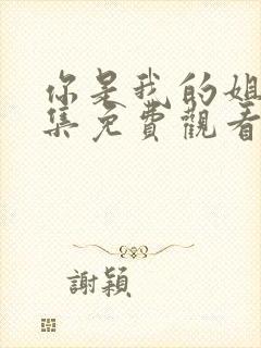 你是我的姐妹全集免费观看电视剧