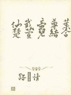 仙武帝尊叶辰和楚萱儿结合是哪一章封面