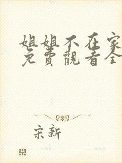 姐姐不在家韩剧免费观看全集高清