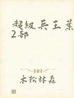 超级兵王叶谦第2部