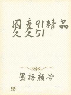 国产91精品久久久51封面