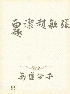 白洁赵敏张倩笔趣