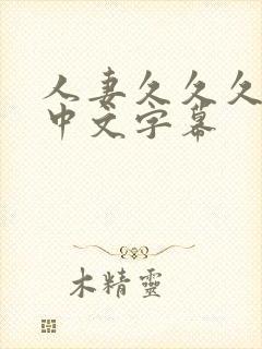 人妻久久久久中中文字幕