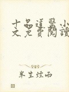 十品道医小说全文免费阅读