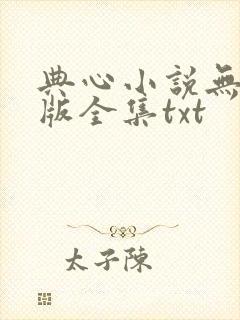 典心小说无删减版全集txt