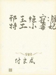 邪王绝宠:腹黑特工小毒妃