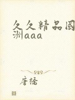 久久精品国产亚洲aaa