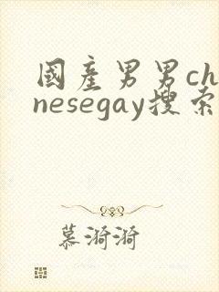 国产男男chinesegay搜索