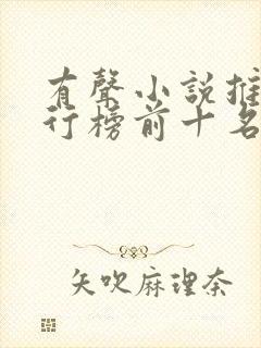 有声小说推荐排行榜前十名封面