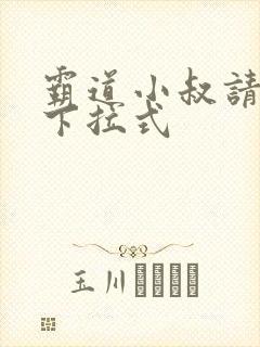 霸道小叔请轻撩下拉式