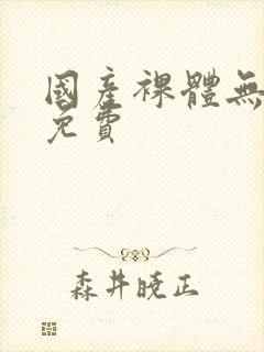 国产裸体无遮挡免费