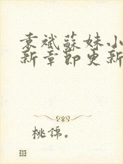 袁斌苏妹小说最新章节更新列表