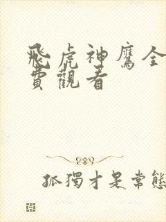 飞虎神鹰全集免费观看封面