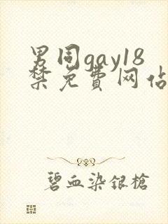男同gay18禁免费网站