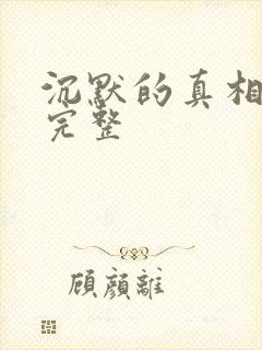 沉默的真相高清完整