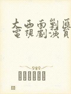 大西南剿匪记 电视剧演员表