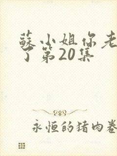 苏小姐你老公掉了第20集封面