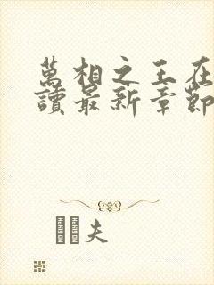 万相之王在线阅读最新章节