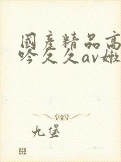 国产精品高潮呻吟久久av嫩封面