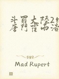 斗罗大陆2绝世唐门霍雨浩王冬儿