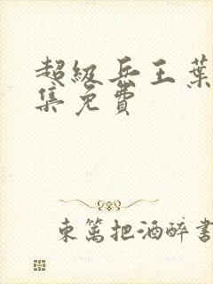 超级兵王叶谦全集免费