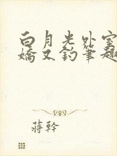 白月光外室她又娇又钓笔趣阁封面