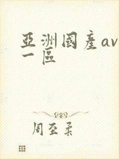 亚洲国产av 一区