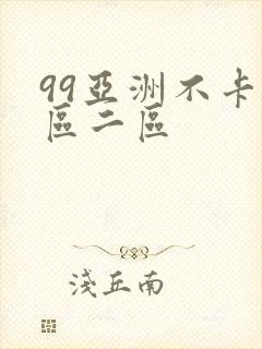 99亚洲不卡一区二区