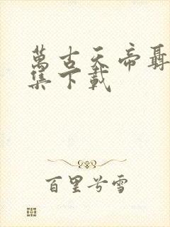 万古天帝聂天全集下载