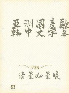 亚洲国产欧美日韩中文字幕封面