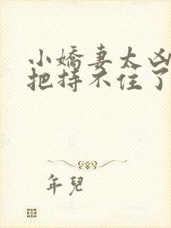 小娇妻太凶陆爷把持不住了