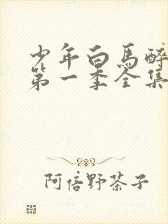 少年白马醉春风第一季全集免费观看