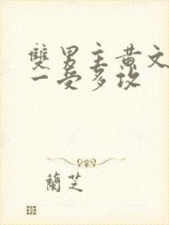 双男主黄文np一受多攻