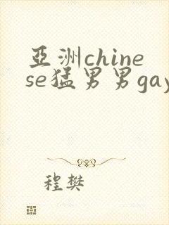 亚洲chinese猛男男gay