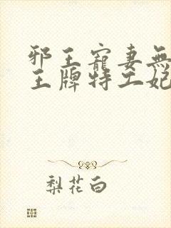 邪王宠妻无下限王牌特工妃