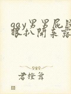 gay男男屁股眼扒开来露出来