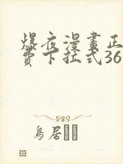 爆夜漫画正版免费下拉式36漫画网