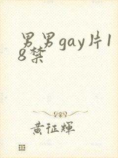 男男gay片18禁
