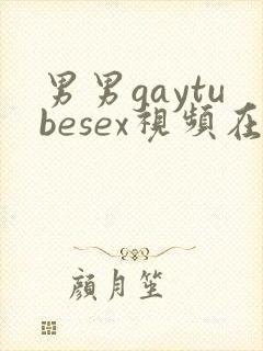 男男gaytubesex视频在线观看