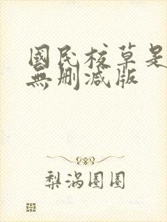 国民校草是女生无删减版