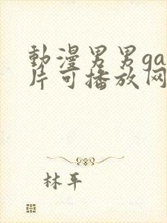 动漫男男gay片可播放网站